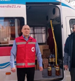Епархиальному социальному отделу передана помощь для нуждающихся от Российского Красного Креста