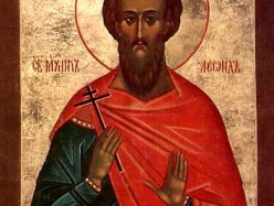 10 / 23 марта — память святого мученика Леонида и мученицы Хариессы (Хариссы), Виктории (Ники), Галины, Калисы (Каллиды), Нунехии, Василиссы, Феодора, Ирины и с ними пострадавших