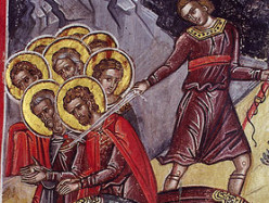 23 декабря / 5 января – память мучеников, иже в Крите: Феодула, Саторнина, Евпора, Геласия, Евникиана, Зотика, Помпия, Агафопуса, Василида и Евареста (III)